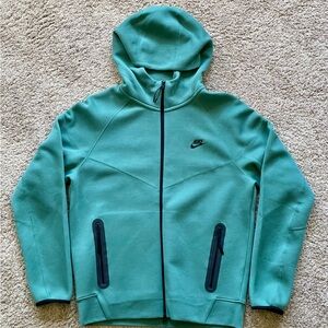 Nike Tech Fleece Windrunner Full-zip Hoodie NWT Bicoastal Green Large